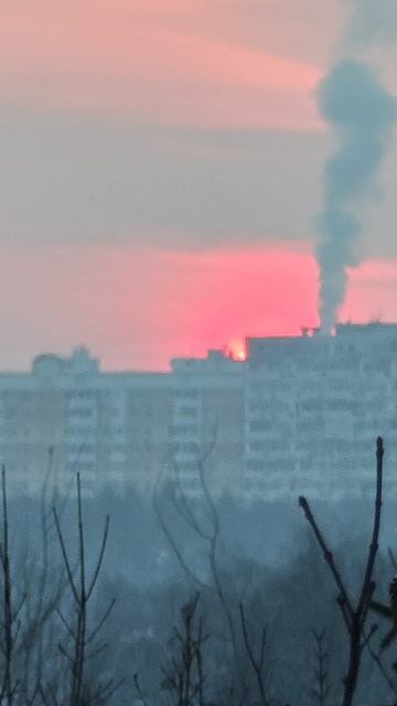 Зимний закат над Троицком 🌇 смотреть онлайн