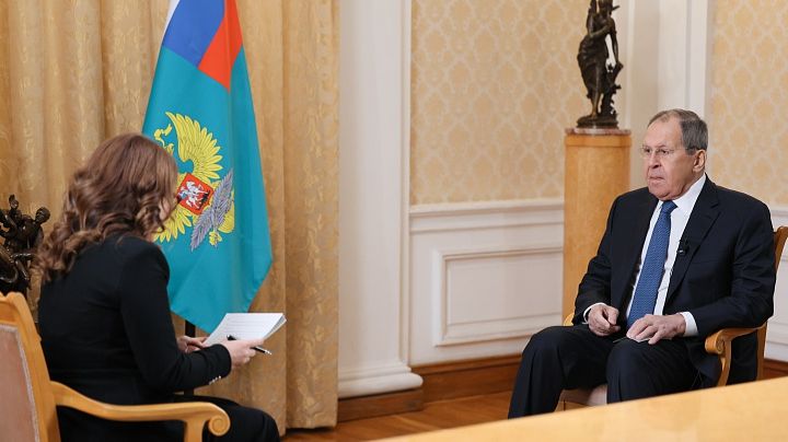 Интервью Министра иностранных дел РФ С.В.Лаврова, Москва, 29 января 2026 года смотреть онлайн