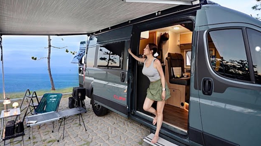 Отдых в люксовом автодоме, снорклинг в прозрачной воде океана. смотреть онлайн