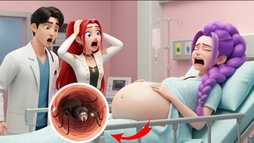 Руми проглотила паука, охотники на демонов. смотреть онлайн