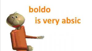 Boldo is very absic | Very fun and edu game (Baldi mod)