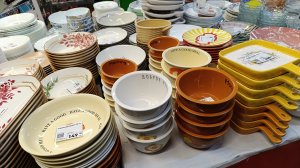 Фикс Прайс. Новинки в разных отделах, посуда, бытовая химия.