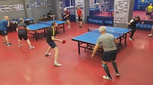 Баторов/Иванов (1145) - Сидоров/Назаров (1091) настольный теннис 29.01 Парный РАНДОМ турнир СПб