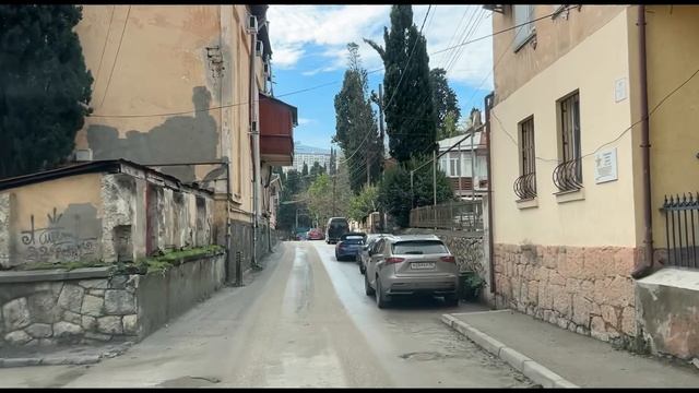 Ялта. Кирова, Соханя, Котельникова, Ломоносова, Пионерская ул. 06.01.2026. Крым. Crimea. Yalta. смотреть онлайн