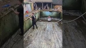 Постановил привести в порядок старый заброшенный бассейн.