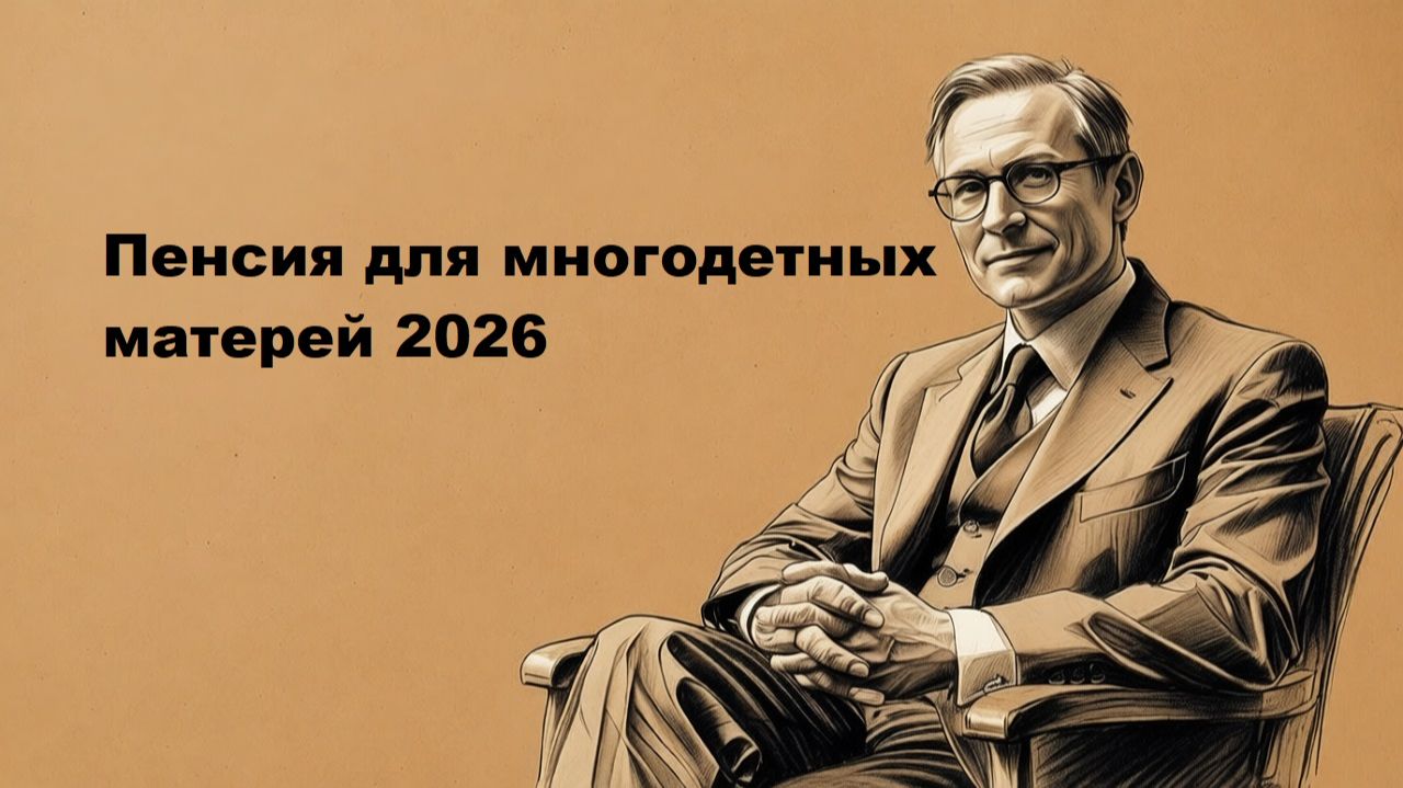 Пенсия для многодетных матерей 2026 смотреть онлайн