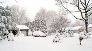 Наш заснеженный двор