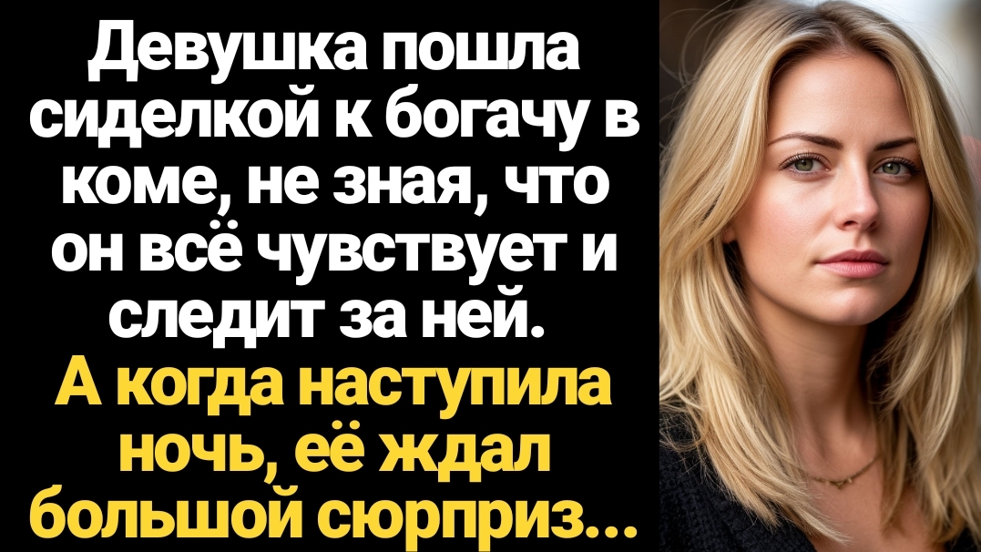 ИСТОРИИ ИЗ ЖИЗНИ/Девушка пошла сиделкой к богачу в коме, не зная, что он следит за ней смотреть онлайн