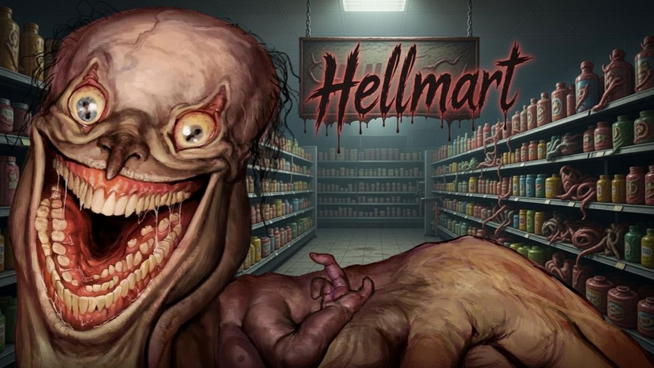 УСТРОИЛСЯ НА РАБОТУ В АДСКИЙ СУПЕРМАРКЕТ!ИНДИ ХОРРОР ИГРА HELLMART ПРОХОЖДЕНИЕ НА РУССКОМ! смотреть онлайн