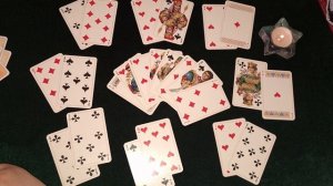 Цыганский расклад , Крестовина  , Дама червей , события месяца