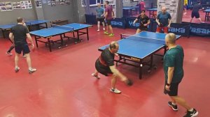 Чирков/Панов (1126) - Шмидт/Вольская (886) настольный теннис 29.01 Парный РАНДОМ турнир СПб