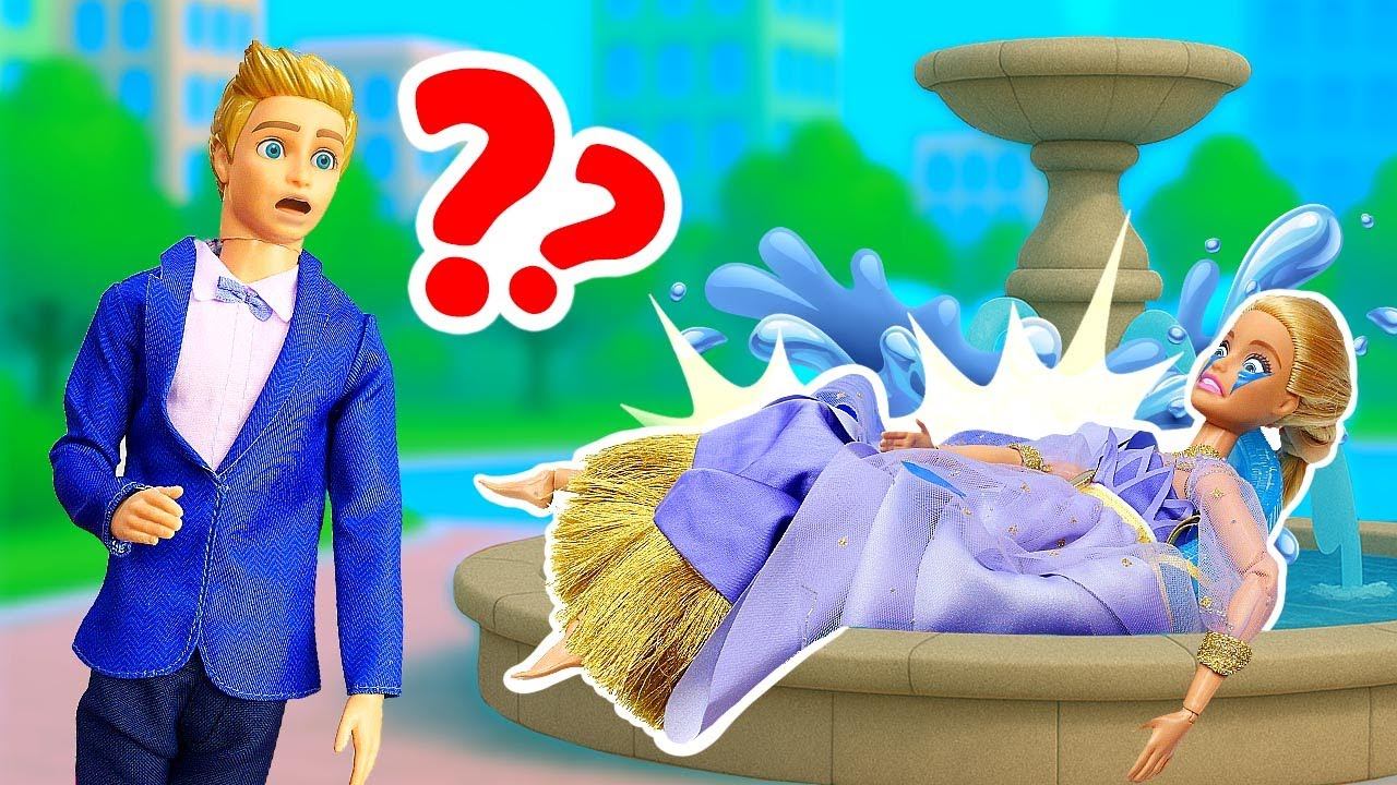 БАРБИ УПАЛА В БАССЕЙН — но всё закончилось хорошо! смотреть онлайн