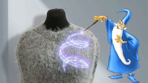 Тестирую новую пряжу, получился "меховой" жилет 🦺 "Мерлинова борода" 🧙🧶