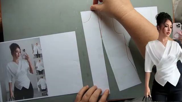 Моделирование. Как сделать запах в области бока. Секреты моделирования. Выкройка № 1945. смотреть онлайн