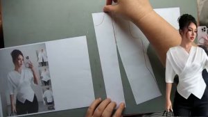 Моделирование. Как сделать запах в области бока. Секреты моделирования. Выкройка № 1945.