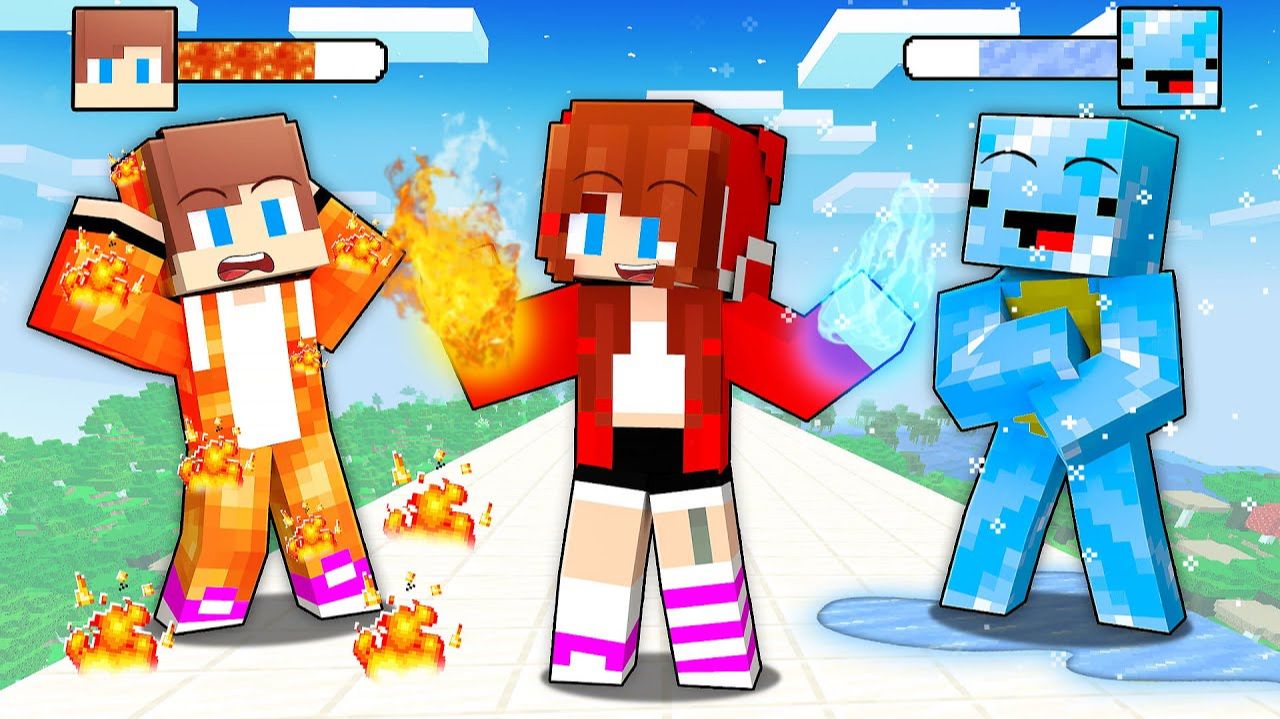 ЛЕДЯНОЙ Майки против ЛАВОВОГО ДЖЕЙ ДЖЕЯ - Анимация для Майнкрафта смотреть онлайн