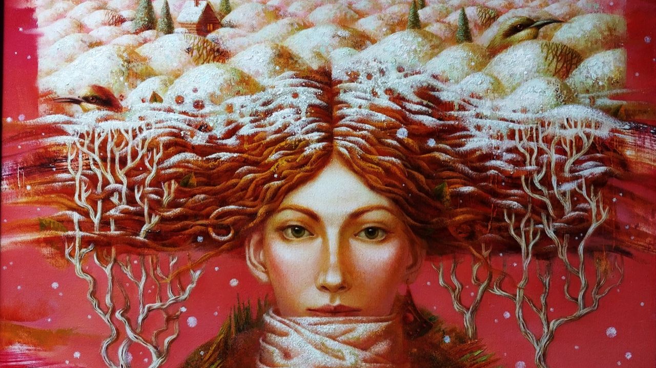 Чудесные картины художника Марии Самолётовой смотреть онлайн