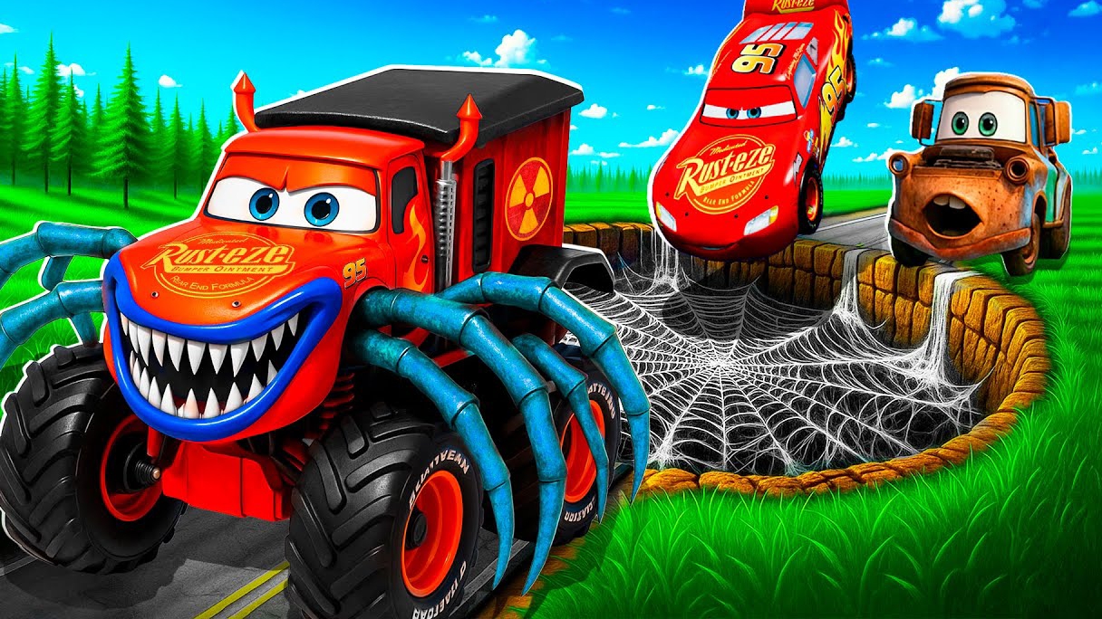 МУЛЬТИКИ ПРО МАШИНКИ 🚗 НА ТРАССЕ НОВЫЙ ЧЕМПИОН. КАК НА ЭТО ОТРЕАГИРУЕТ МОЛНИЯ МАКВИН? смотреть онлайн