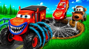 МУЛЬТИКИ ПРО МАШИНКИ 🚗 НА ТРАССЕ НОВЫЙ ЧЕМПИОН. КАК НА ЭТО ОТРЕАГИРУЕТ МОЛНИЯ МАКВИН?