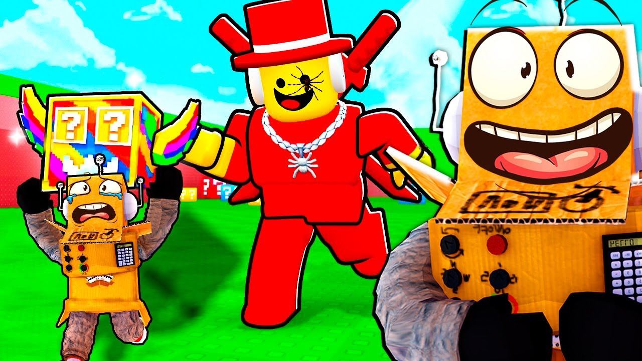 Я СЛОМАЛ и УКРАЛ ВСЕ ЛАКИ БЛОКИ ГИГАНТСКОГО СЕММИ! ROBLOX смотреть онлайн