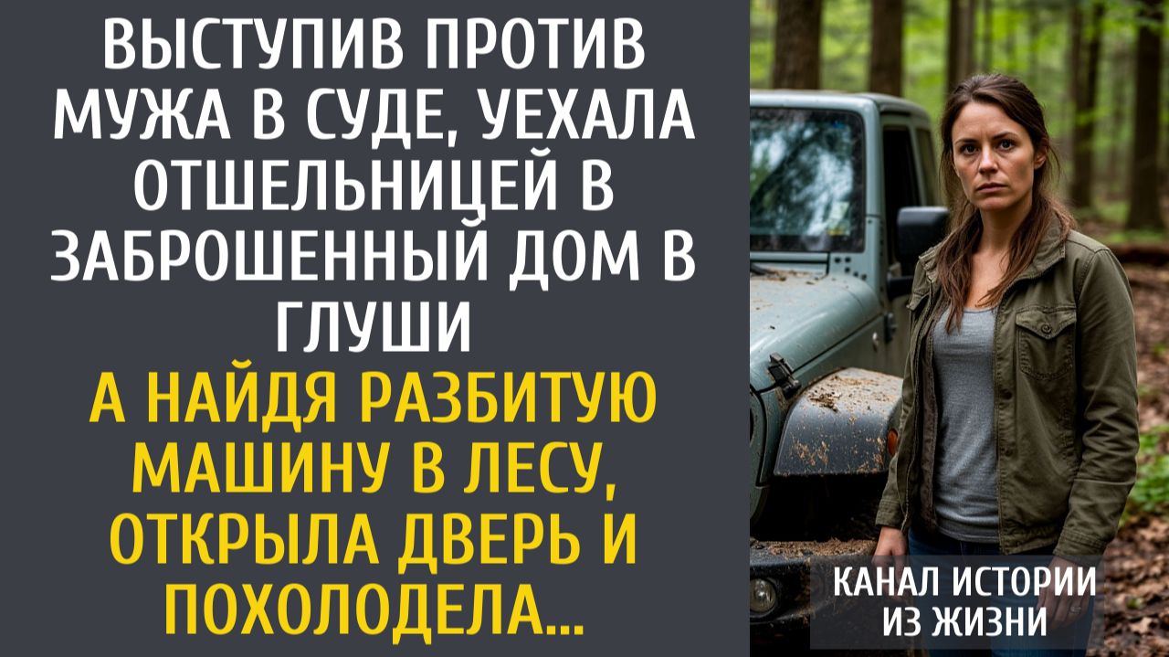 Истории из жизни: Выступив против мужа в суде, уехала отшельницей в заброшенный дом… А найдя в глуши смотреть онлайн