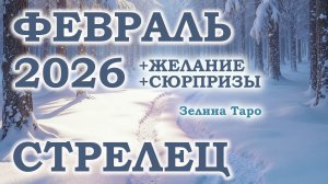 СТРЕЛЕЦ | ТАРО прогноз на ФЕВРАЛЬ 2026 года | Желание | Сюрпризы | Расклад таро