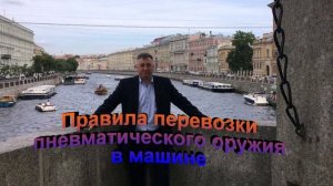 Правила перевозки пневматического оружия в машине