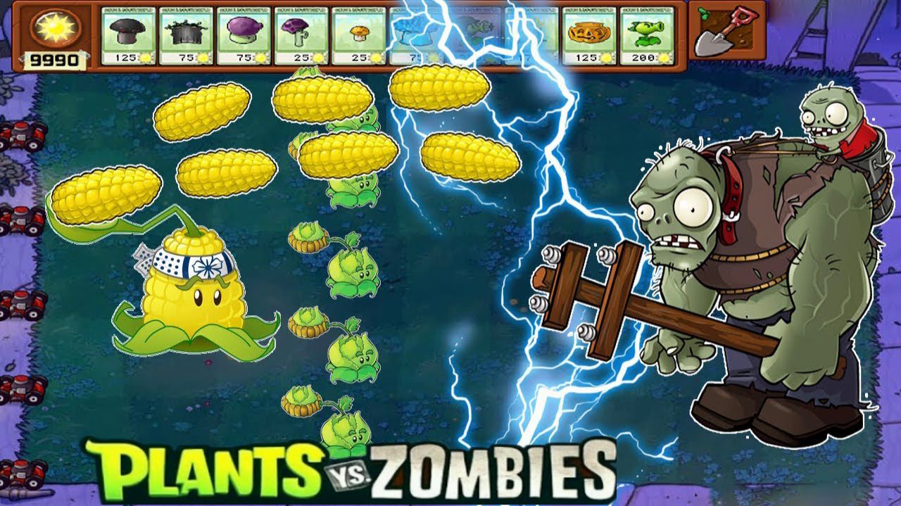 Зомби против растений! Plants vs Zombies ПвЗ PvZ Растения против Зомби смотреть онлайн