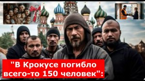 "В Крокусе погибло всего-то 150 человек": Лоббисты завоза мигрантов больше не стесняются.
