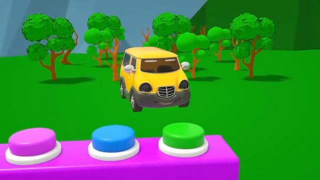 Волшебный мультик! Экскаватор везет машинку через яму на дороге смотреть онлайн