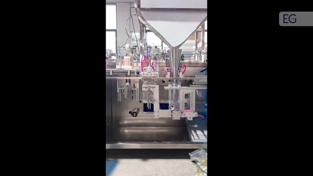 Станок для упаковки сыпучей продукции в готовый пакет MAH-QG-3T100 смотреть онлайн