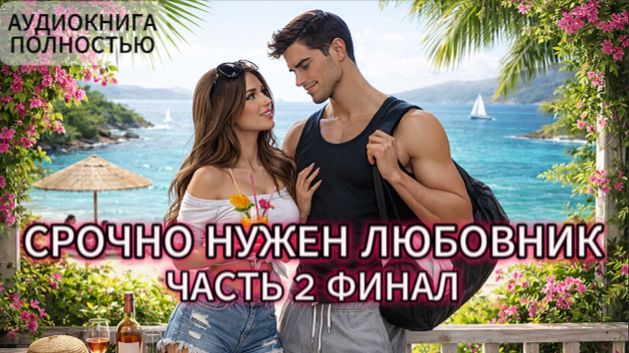 СРОЧНО НУЖЕН ЛЮБОВНИК | ЧАСТЬ 2 ФИНАЛ | АУДИОКНИГА ПОЛНОСТЬЮ | ЛЮБОВНЫЙ РОМАН смотреть онлайн