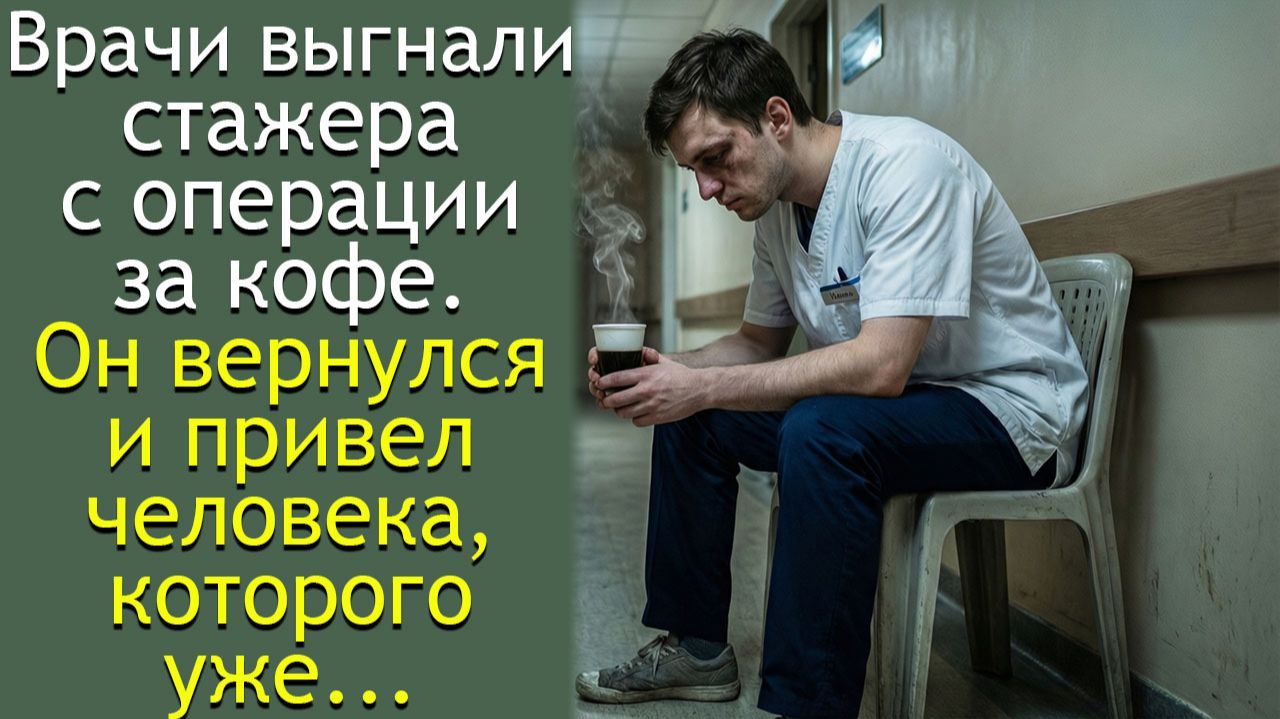 Врачи выгнали стажера с операции за кофе. Он вернулся и привел человека, которого уже... смотреть онлайн