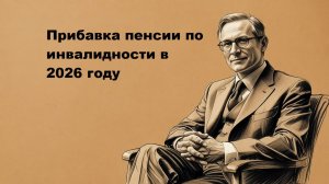Прибавка пенсии по инвалидности в 2026 году