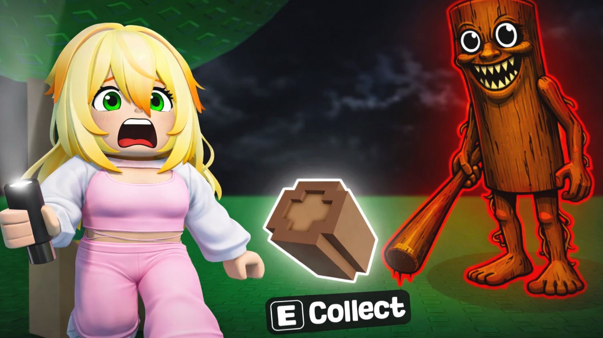 СТРАШНЫЕ Брейнроты преследуют тебя в темноте в FEAR the Brainrots Roblox | БлокиТоки смотреть онлайн