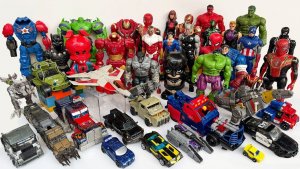 Мультики для детей. Коллекция  и обзор супергероев: Старскрим, Мегатрон и Мстители