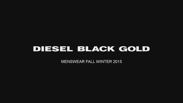Показ мужской коллекции DIESEL Black Gold осень-зима 2015-2016 смотреть онлайн