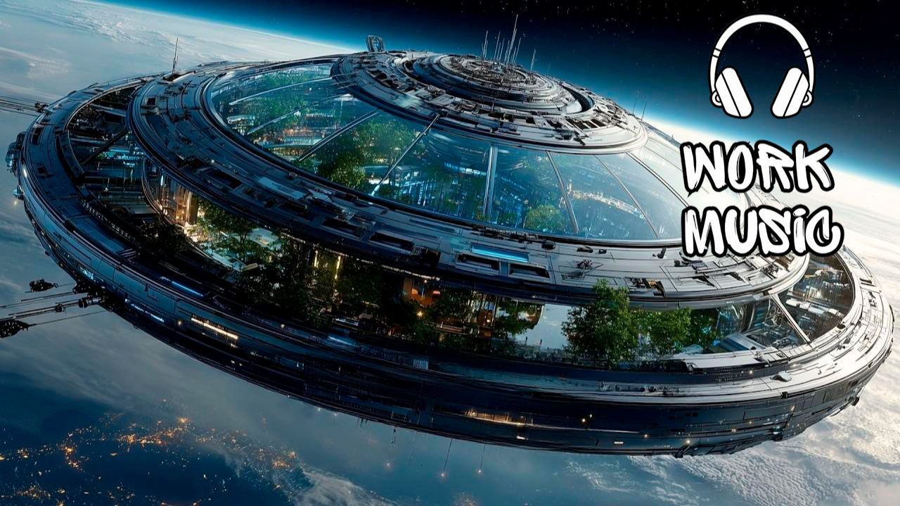 Жизнь в 2100 году | Utopian Focus Музыка для работы и мечтаний смотреть онлайн