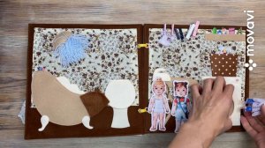 Развивающая книжка, кукольный домик, бизикнига, кукла с одеждой, книга