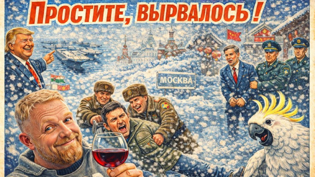 30.01.26| "Простите, вырвалось!" №341|Заключенный Стармер в Пекине, Украина и ЕС, снегопады в Москве смотреть онлайн