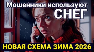 СНЕГ ВО ДВОРЕ = КРАЖА ВСЕХ ДЕНЕГ?! Новая схема мошенников 2026 — не попадайтесь!