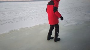 Влог / 26.01.2026 / Сходили на Волгу, поиграли в "хоккей"