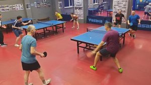 III vs I Халаджиев/Финашко (1026) - Чирков/Панов (1126) настольный теннис 29.01 Парный РАНДОМ турнир