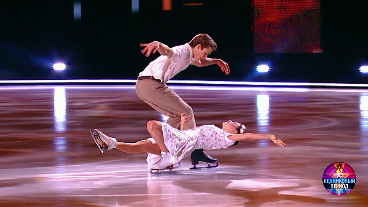 Анна Щербакова и Константин Раскатов - "Эхо любви". Ледниковый период 2026. Фрагмент выпуска от 3... смотреть онлайн