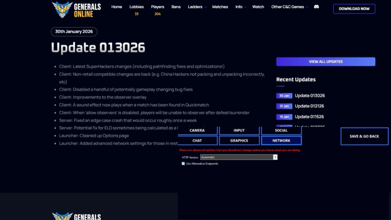 Онлайн РАБОТАЕТ! Новое обновление GenOnline 31.01.26 в Generals Zero Hour смотреть онлайн