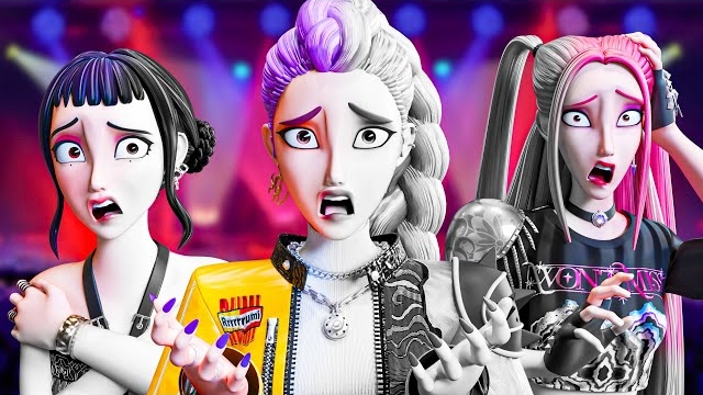 Руми, Мира и Зои потеряли свои цвета. Охотники на демонов смотреть онлайн