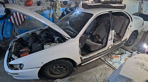 Оживляем Тойоту 92 года выпуска! Сварачные работы!