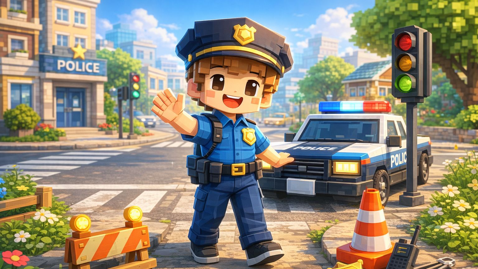 Лёня — полицейский 🚓 | Добрый мультик про профессии | Voxel мультфильм смотреть онлайн