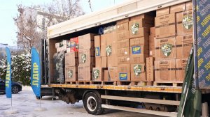 Гуманитарный груз отправили для жителей Белгородской области.