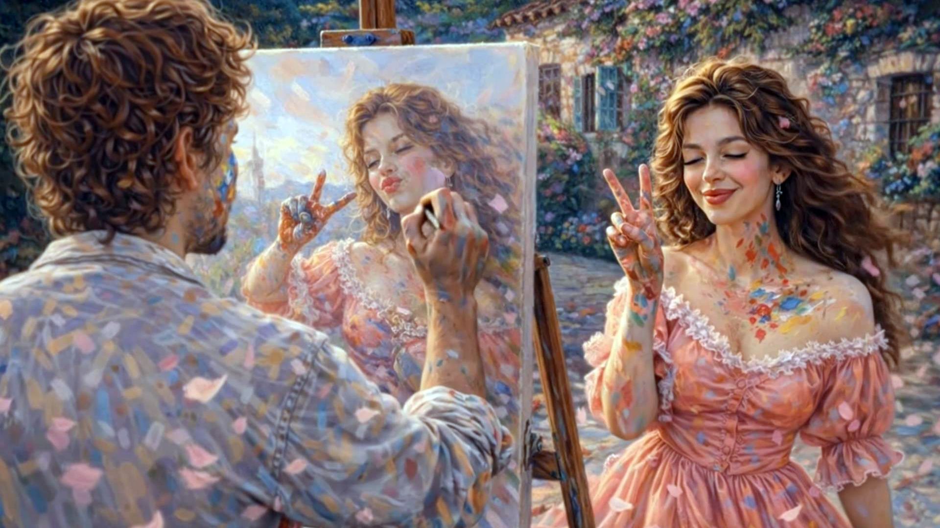 Художник, нарисуй меня счастливой смотреть онлайн